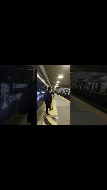 Beri UQAM Metro wide angle shot