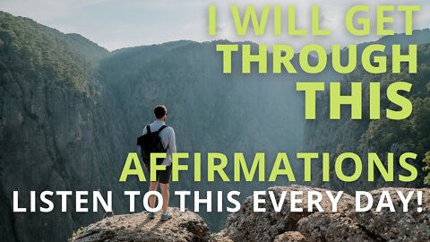 Powerful Affirmations For Hard Times [Awaken The Champion In You] Listen Every Day!