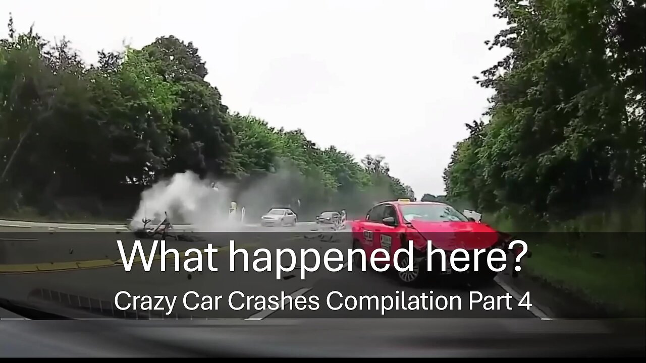 What happened here? Crazy Car Crashes Compilation Part 4