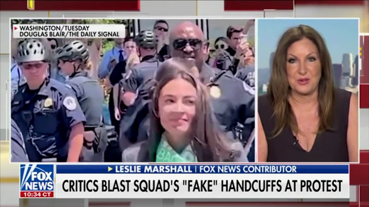 Lisa Boothe on AOC Faking Being Handcuffed: ‘She Is the Jussie Smollett of Congress’
