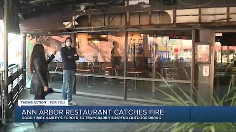Good Time Charley's hit with bad news as outdoor dining patio is damaged by fire