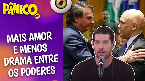 CESSAR-FOGO DE BOLSONARO E MORAES SÓ PRECISA DE ME ABRAÇA, ME BEIJA, ME CHAMA DE MEU AMOR?