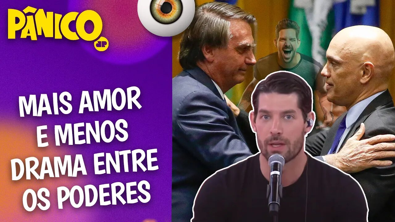 CESSAR-FOGO DE BOLSONARO E MORAES SÓ PRECISA DE ME ABRAÇA, ME BEIJA, ME CHAMA DE MEU AMOR?