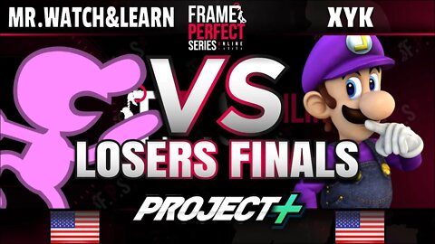 FPS6 Online - Mr.Watch&Learn (Mr. Game & Watch) vs. XYK (Luigi) - Project+ Losers Finals