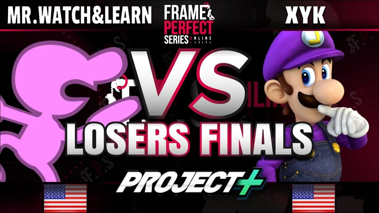 FPS6 Online - Mr.Watch&Learn (Mr. Game & Watch) vs. XYK (Luigi) - Project+ Losers Finals