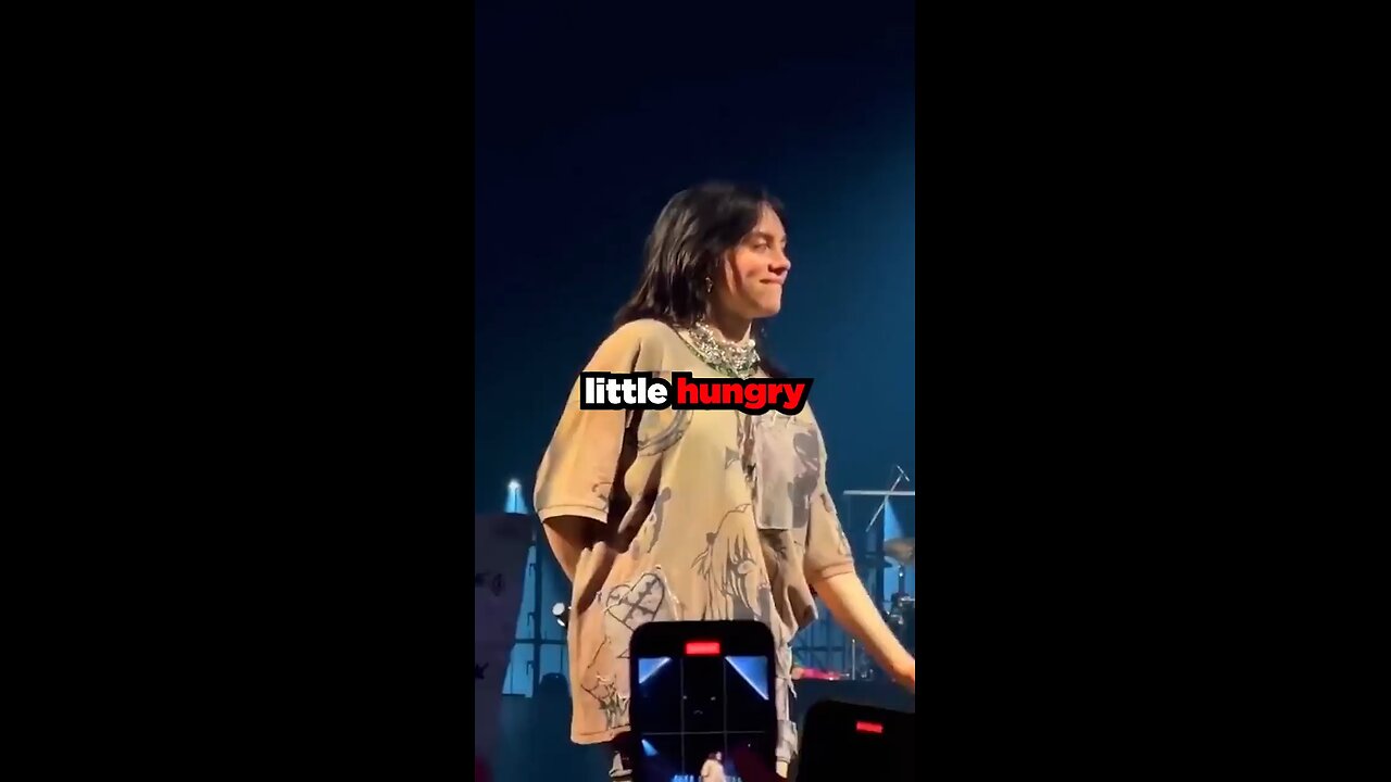 Billie Eilish ate Takis on Stage!