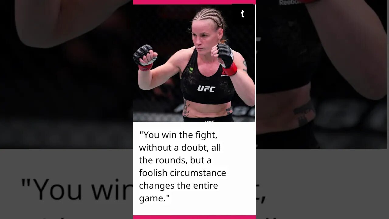 Following the loss, Valentina Shevchenko released a statement.