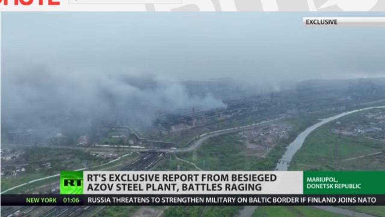 Ukraine | Battle Rages at Steelworks in Mariupol