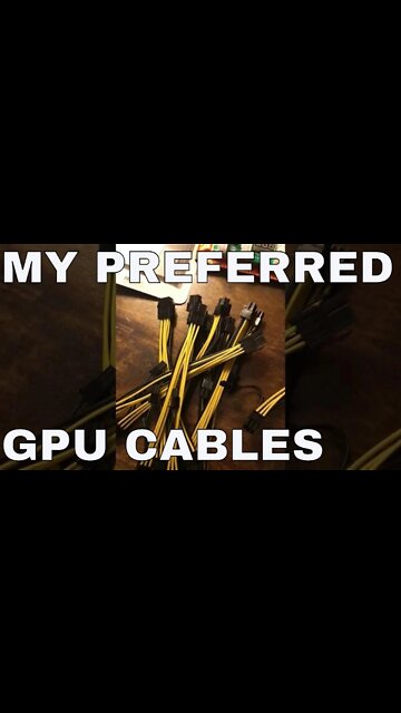GPU Cables of Choice - Parallel Miner #Shorts
