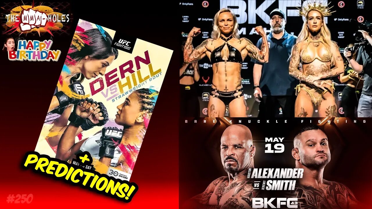 🔴BKFC43: Houston Alexander vs Jeremy Smith Fight Reaction + UFC Vegas 73 Dern vs Hill Predictions!