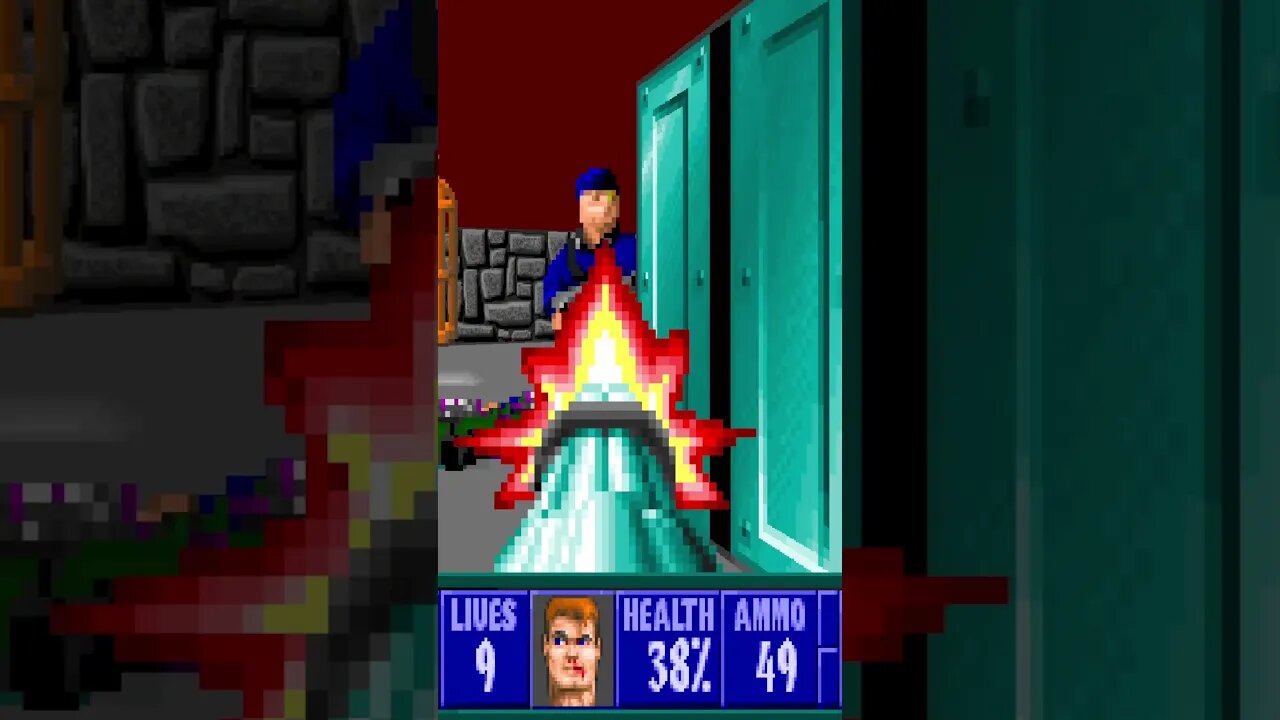 ⬇️ Ranking ⬆️ 🐺Wolfenstein 3D🐺 Maps E2M8 Aardwolf Abomination #shorts