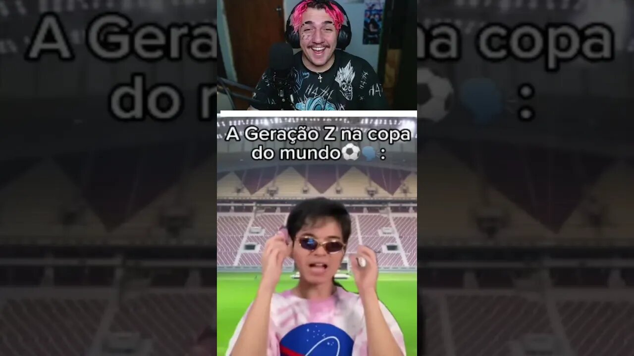 A GERAÇÃO Z NA COPA DO MUNDO 😹 KKKKKKK - REACT MORIMURA