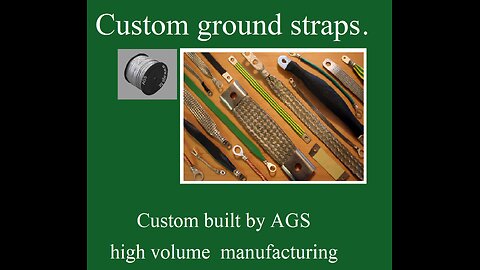 custom ground straps by AGS