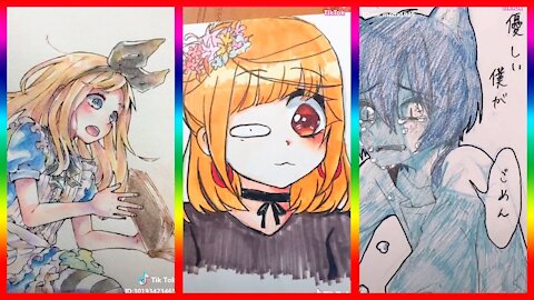 【ティックトックイラスト】ック絵-TikTok Paint Anime #8|Anime TikTok