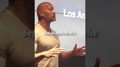 Motivational Speech From The Rock tiktok business driven