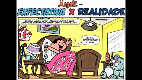 Magali em-Expectativa X Realidade | Gibis do Rapha 2