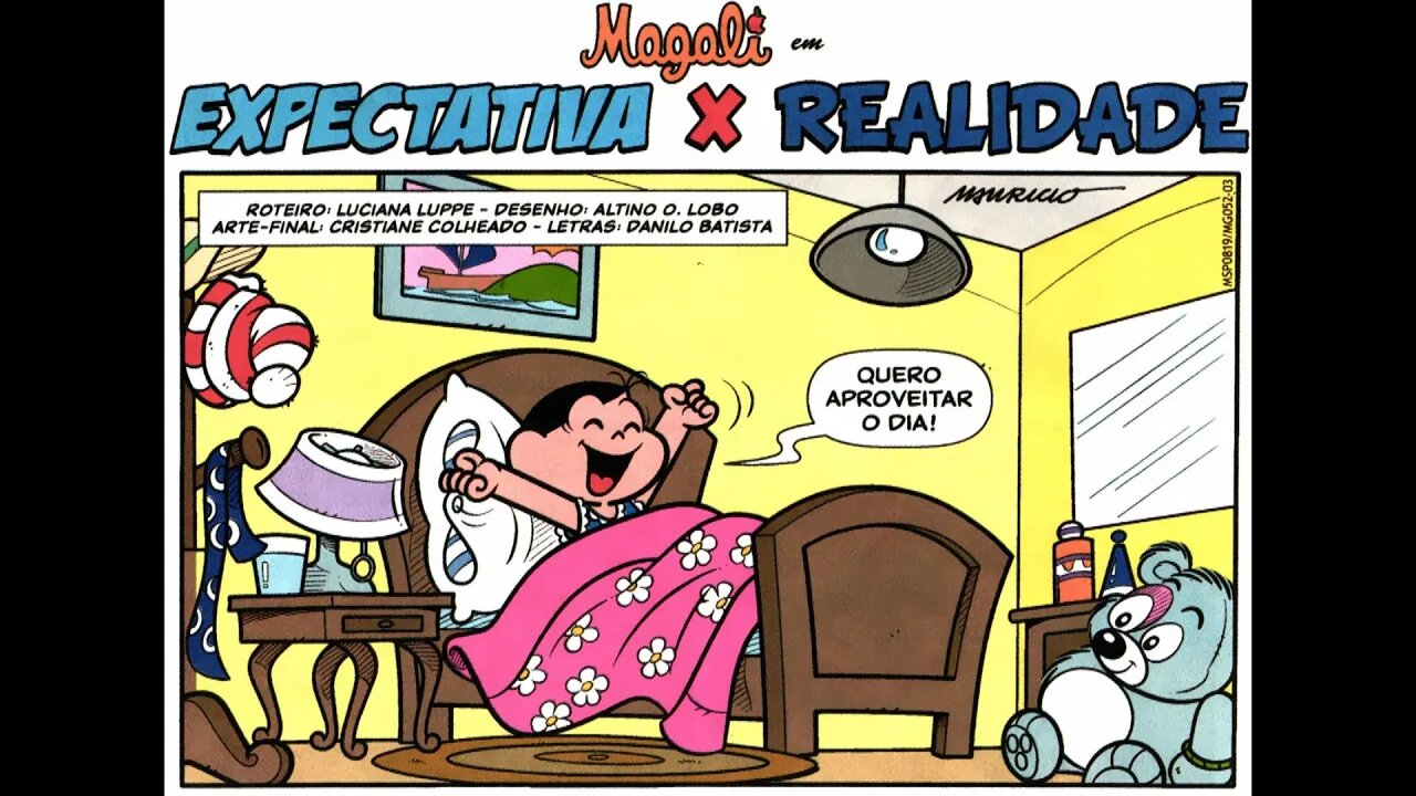 Magali em-Expectativa X Realidade | Gibis do Rapha 2