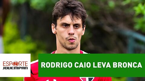 Rodrigo Caio leva bronca por fair play e se decepciona com SPFC