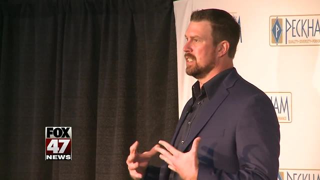 Former NFL athlete shares recovery story in Lansing
