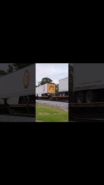 Florida East Coast Railway FEC-107 at Daytona Beach Golf Club May 25 2023 #railfanrob #fec107