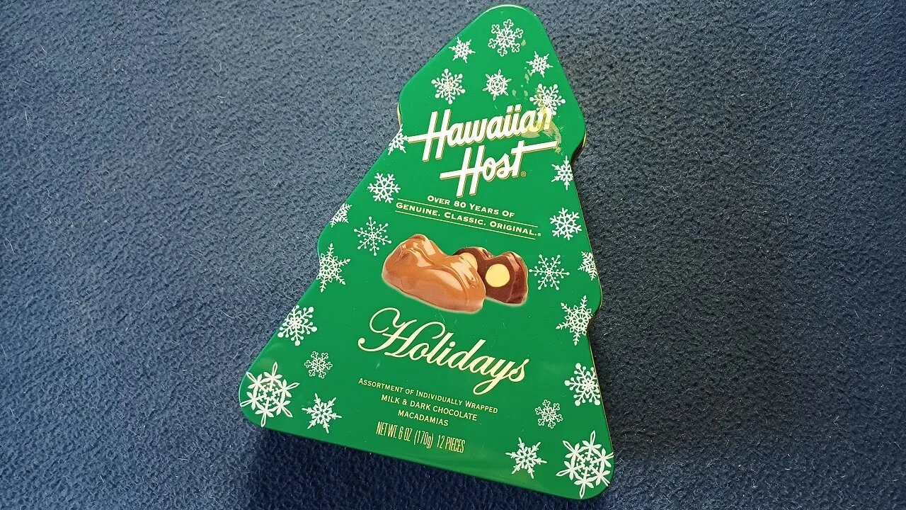 CURIOS for the CURIOUS [96] : Hawaiian Host Holiday Tree Tin