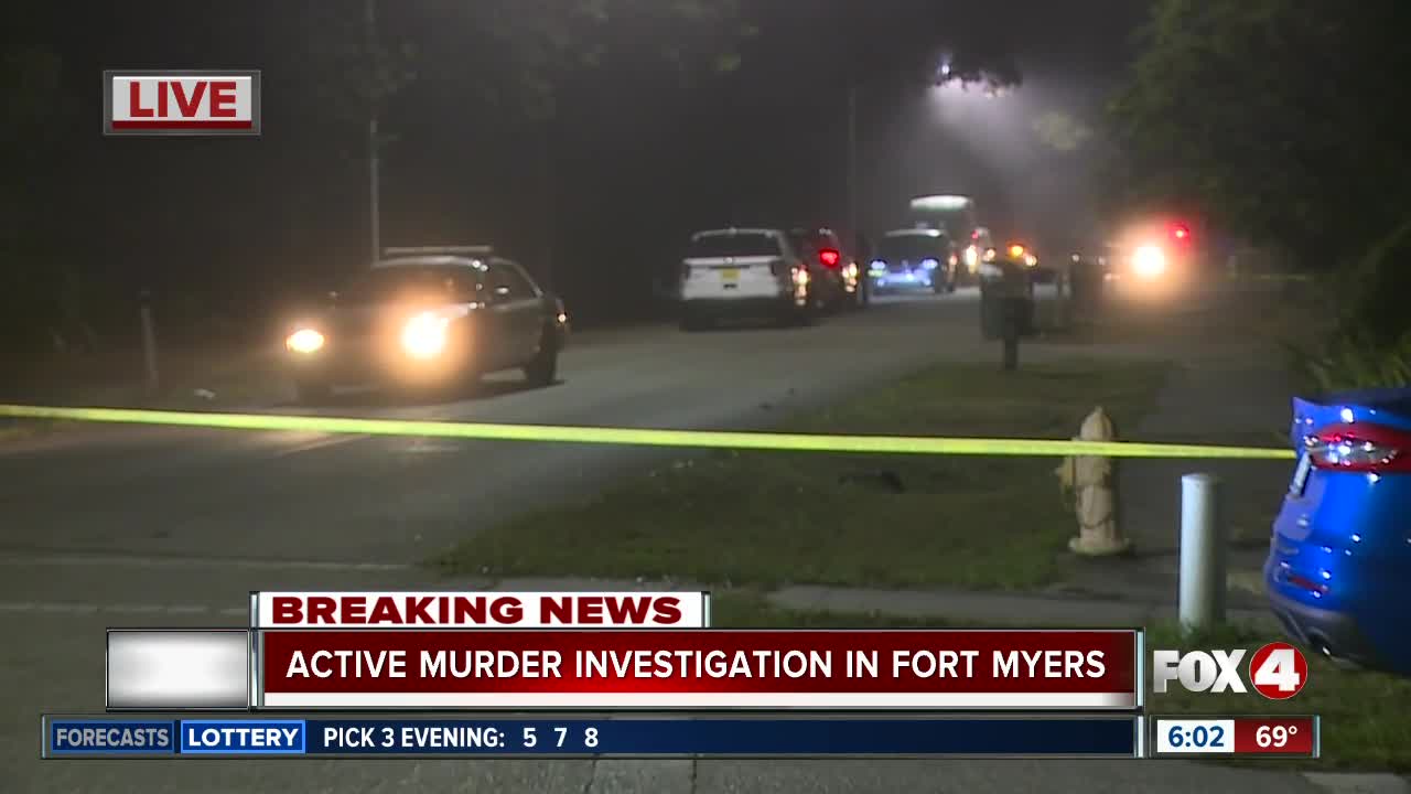 Police investigating murder on Franklin Street in Fort Myers