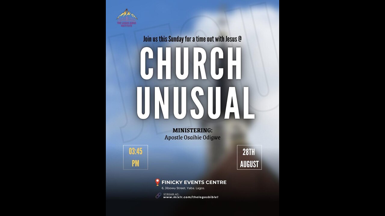 SUNDAY 2022-08-28 - CATEGORISING THE CONTENT OF THE MILK OF THE WORD - APOSTLE OSAIHIE ODIGWE