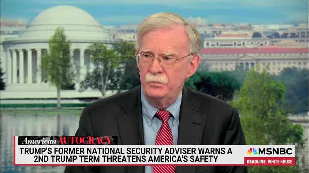 MSNBC’s Nicolle Wallace to John Bolton: ‘What Is Your Plan for Making Sure [Trump] Is Never President?’