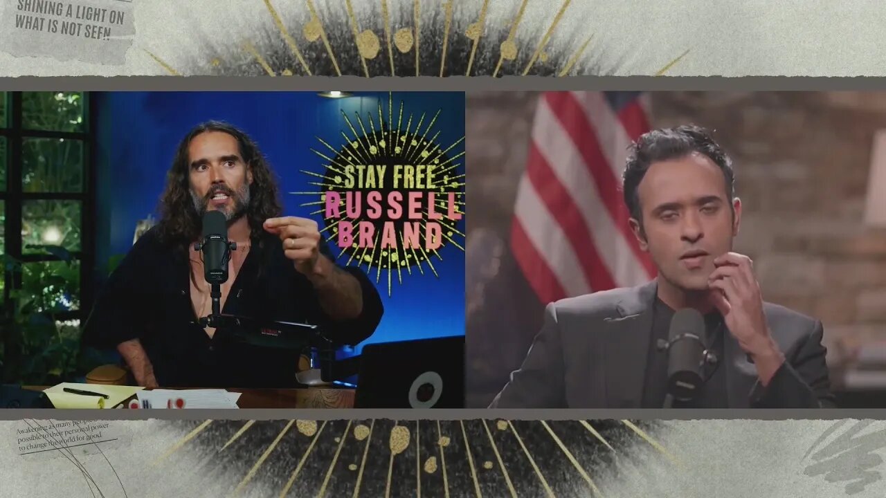 Vivek Ramaswamy on Stay Free with Russell Brand: FBI Corruption & the Need to Shut it Down