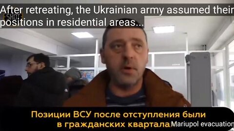 Ukraine | Ukrainians Evacuated by Russian Troops Ukraine Government Used them as Human Shields...