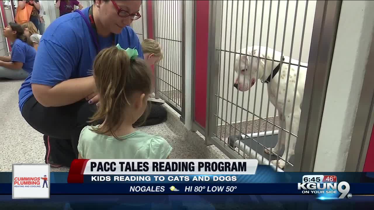 The dual benefit to children reading to shelter animals at PACC