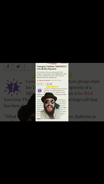 John Wick 5 Confirmed? Keanu Reeves Film Director Say…. #shorts #johnwick #hollywood