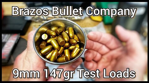 Brazos Bullets Company - Competition Grade Projectiles - 9mm 147gr - Initial Load And Review