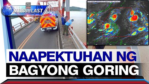 Bilang ng mga pamilyang naapektuhan ng Bagyong Goring, pumalo na sa higit 2,300.