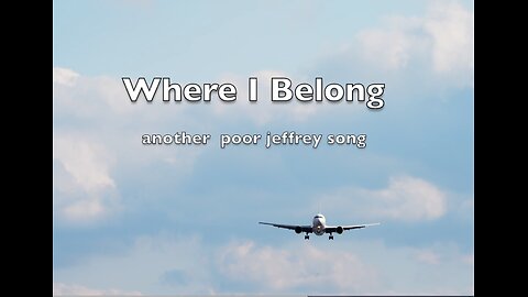 A Song by POOR JEFFREY - Where I Belong