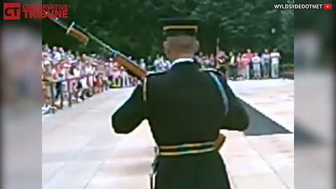 One Man Disrupts Changing Of The Guard