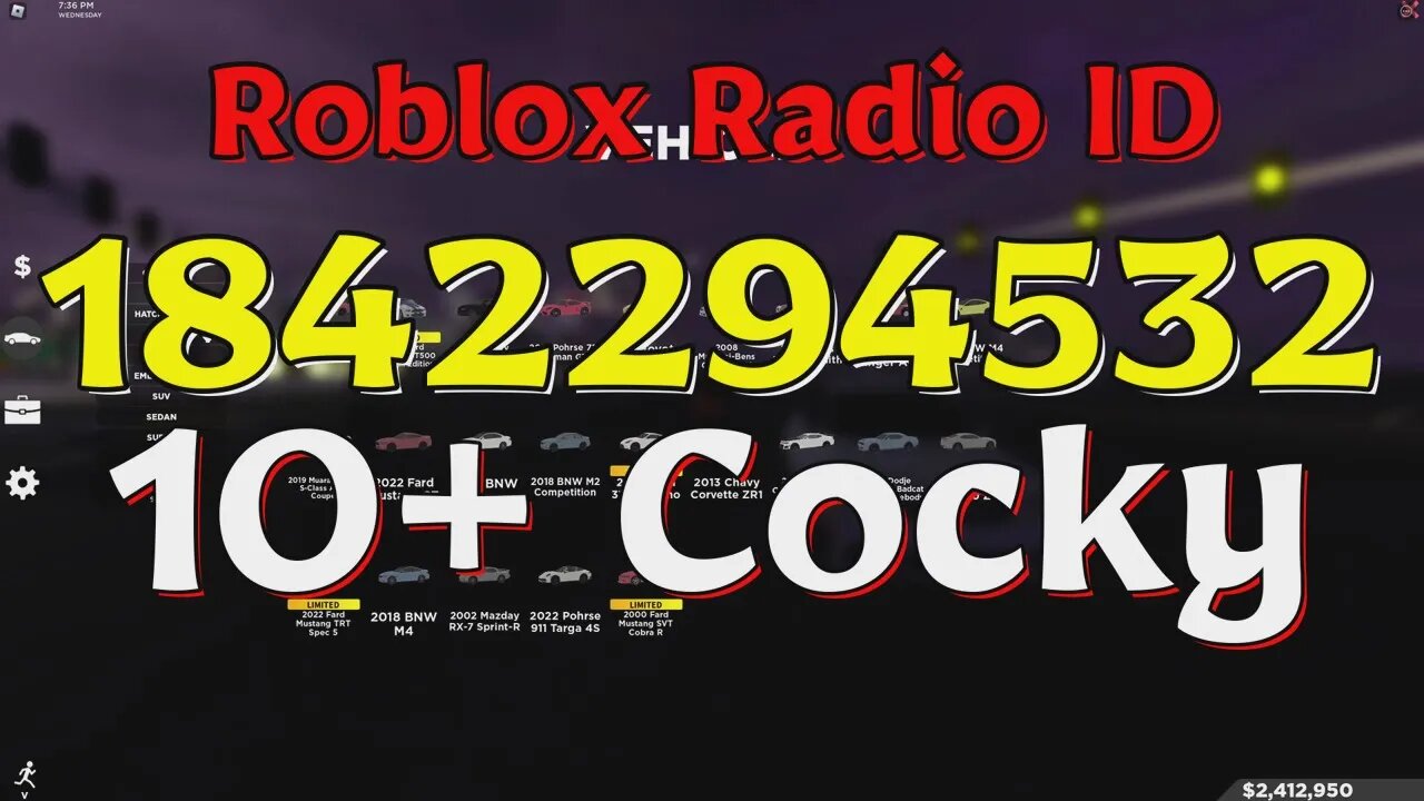 Cocky Roblox Radio Codes/IDs