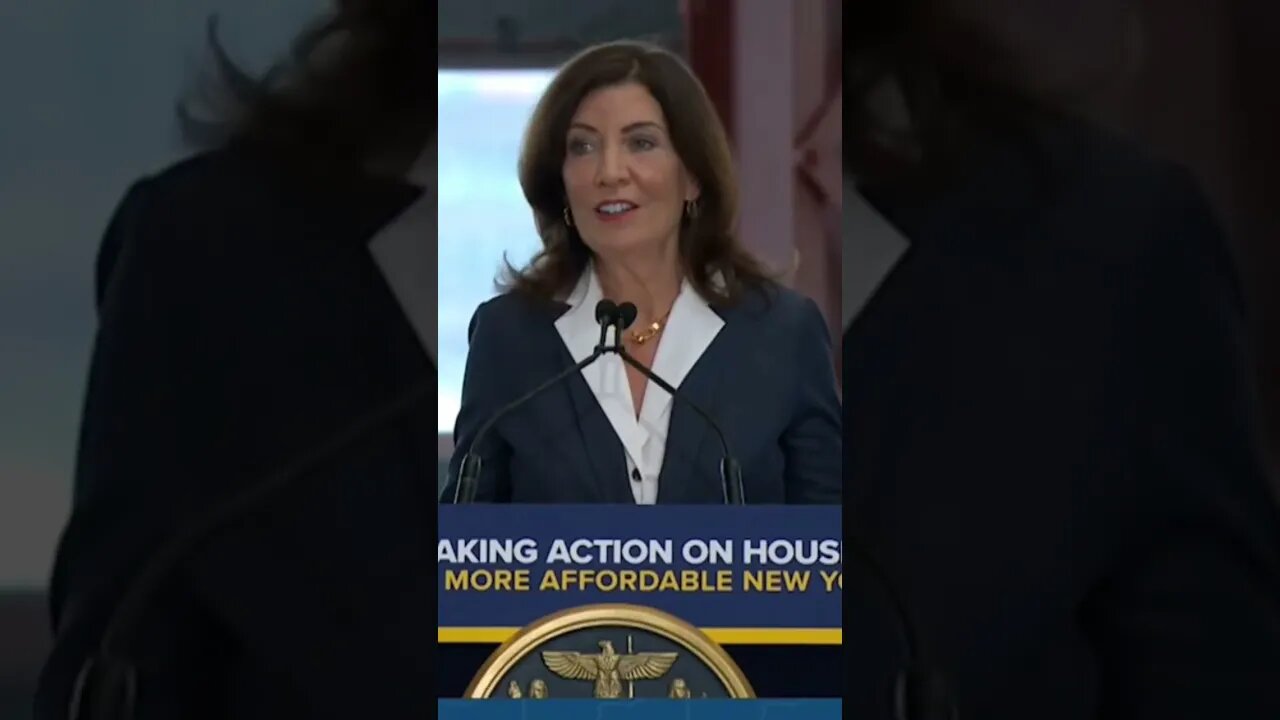 Kathy Hochul changing, "How she does business." signing executive order to control state funding.