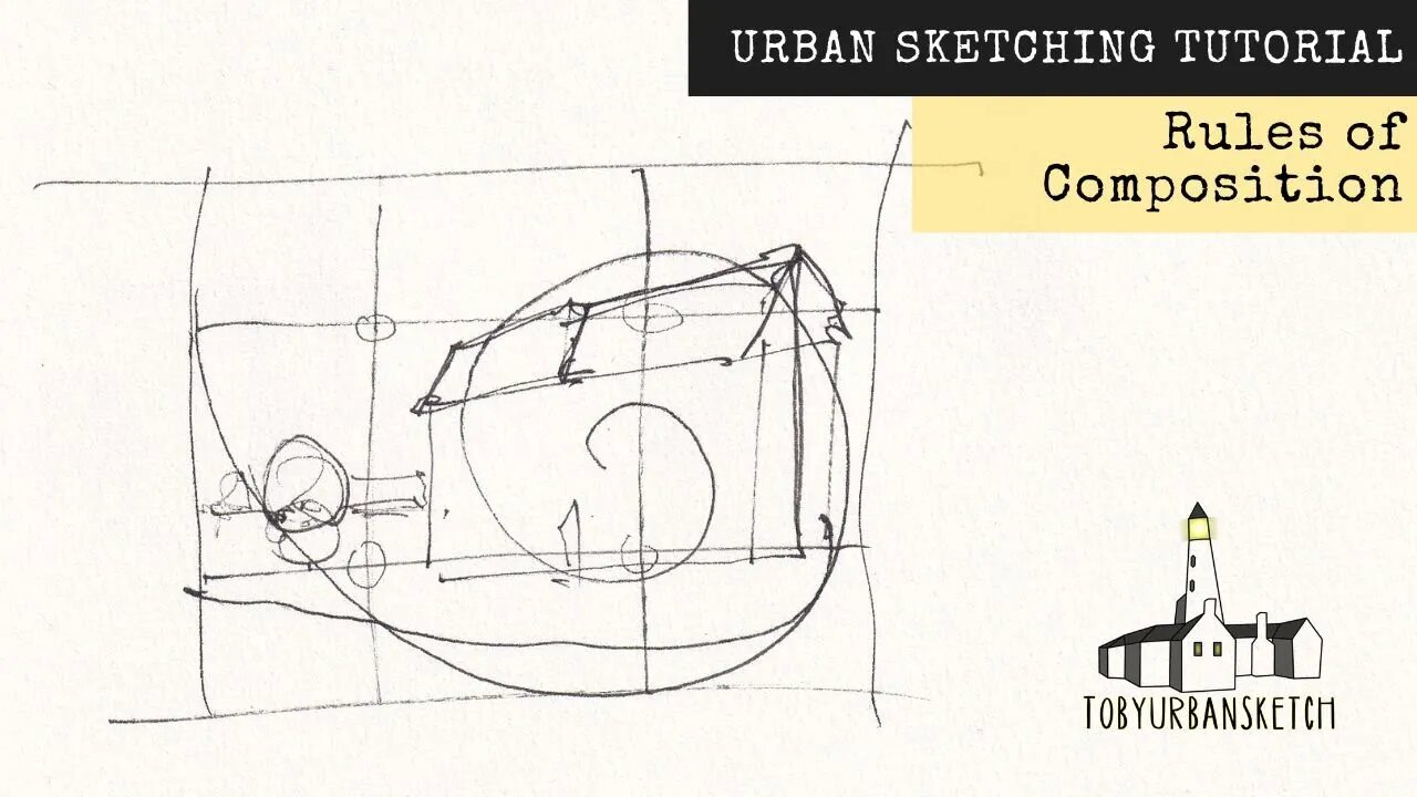 Rules of Composition Made Easy - Urban Sketching Tutorial