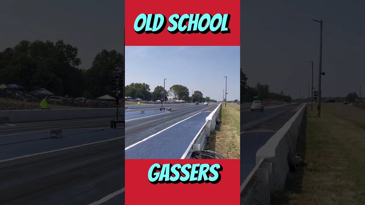 Old School Hot Rod Gassers Drag Racing! #shorts