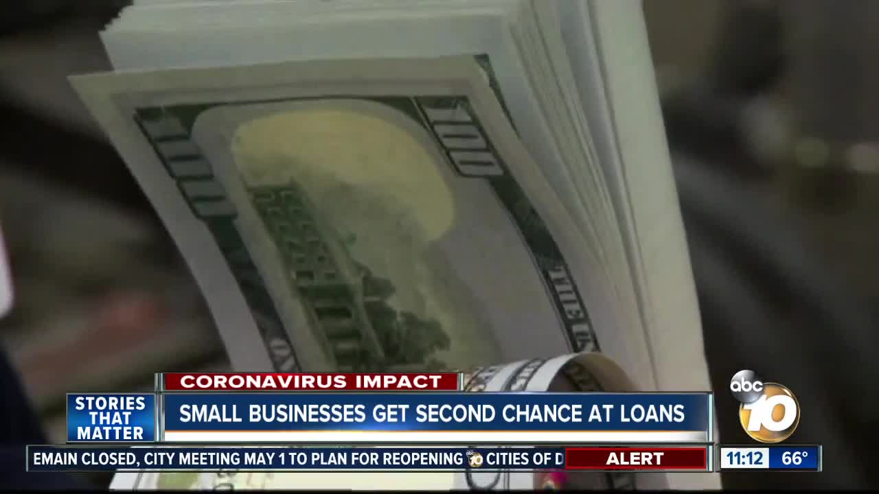 Small businesses get second chance at fed loans