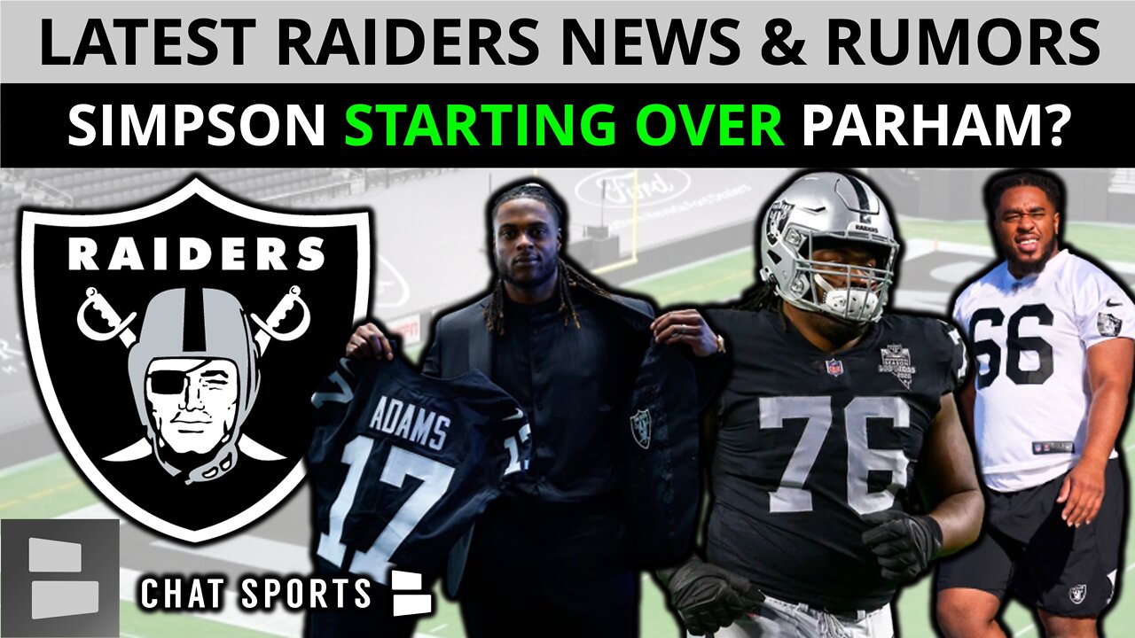 Raiders Reporter has an interesting player starting for Las Vegas this season