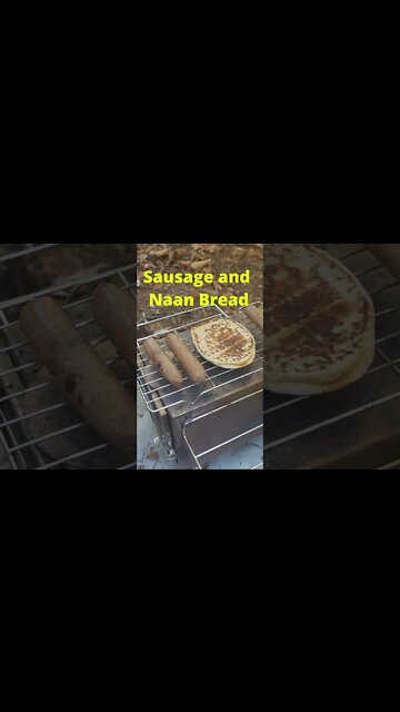 Hot Tent Camp & Sausage, Tzatziki & Naan.