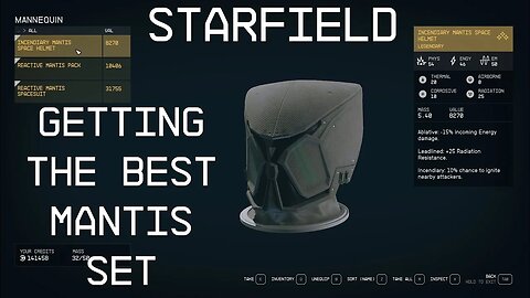 Starfield: Getting the optimal Mantis armor