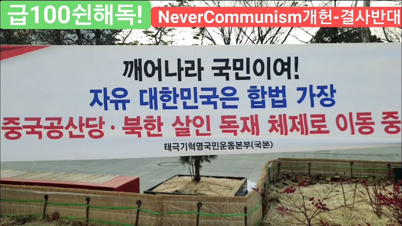 #감기코ㅇ나사망률0.02%#사기코ㅇ나#1인시위#독재저지#국민투쟁#살인100쉰쉰반대#국가존망위기#사기코ㅇ나계엄령#국본#FreedomRally#NeverKoronaMartialLaw