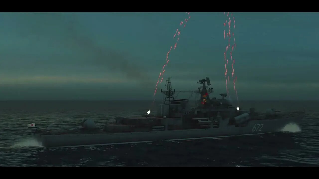 Cornered by 2 LAs with Sovremenny - Cold Waters with Epic Mod