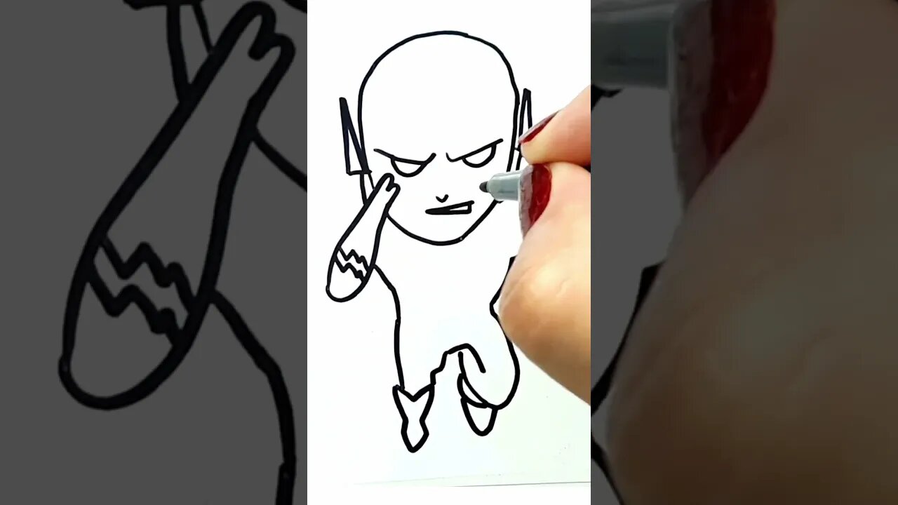 How to Draw and Paint Barry Allen the Flash