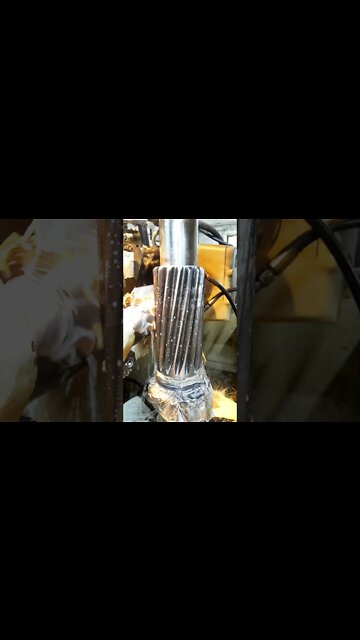 helicalgear cutting for gearbox with tos hobbing machine