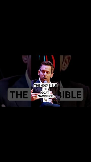 GOD HATES GOATS #samharris #jordanpeterson #religion #jesus #bible #atheism #atheist #god #pangburn