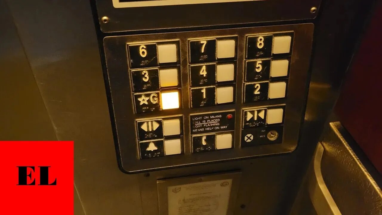 FAST Otis Elevonic 411 Traction Elevator - Crescent Shores Parking Garage (N Myrtle Beach, SC)
